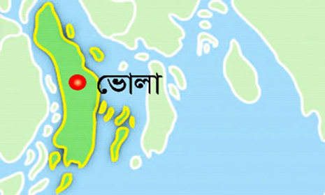 ভোলায় ২ ভ্যান খাদে পড়ে আহত ১৪