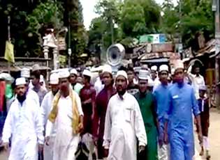 ফারুকী হত্যার প্রতিবাদে খাগড়াছড়িতে বিক্ষোভ