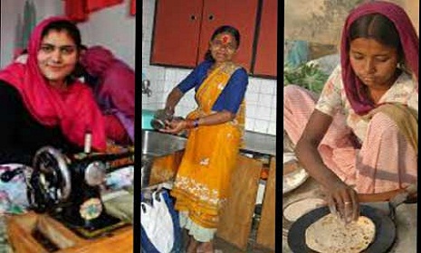 নারীদের গৃহস্থালী কাজের কোন মূল্যায়ন নেই