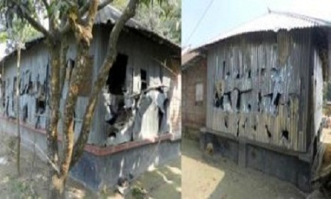 শৈলকুপার পল্লীতে বাড়িঘর ভাংচুর লুটপাট