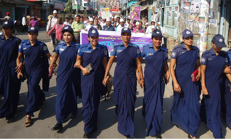 বরগুনায় বর্নাঢ্য আয়োজনে নারী দিবস পালিত