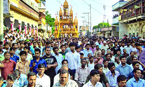 শনিবার ধামরাইয়ে ঐতিহ্যবাহী রথযাত্রা