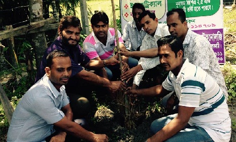 ঝালকাঠিতে বৃক্ষরোপন কর্মসূচি পালন