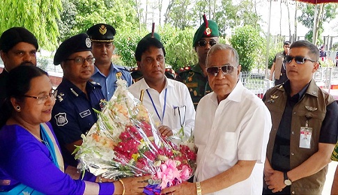 ‘আমি ছোট নৌকা দিয়ে তাহিরপুরে পৌছি’