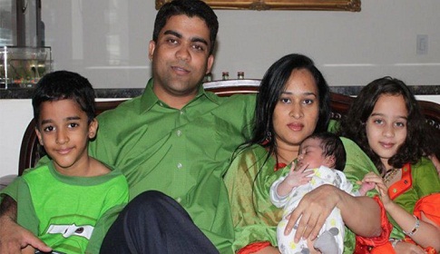 জাকির খানের স্ত্রী তিন সন্তান নিয়ে ম্যানহাটনের হোমলেস শেল্টারে