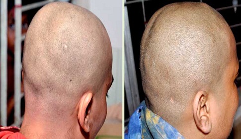 মা-মেয়েকে ন্যাড়া করে দিলেন শ্রমিক লীগ নেতার স্ত্রী