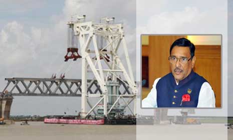 'নির্ধারিত সময়েই উন্মুক্ত হবে পদ্মা সেতু'