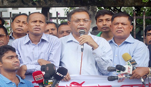 খালেদার শাস্তি চেয়ে তলে তলে যোগাযোগে বিএনপি নেতারা : হাছান মাহমুদ