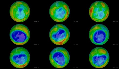 ওজোন স্তরের ফুটা কিছুটা কমেছে