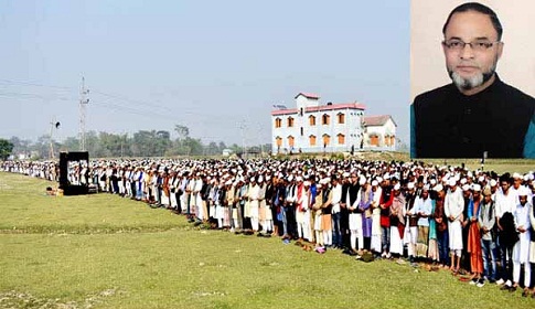 ছাতকে আওয়ালীগ নেতা ছানাউর রহমানের দাফন সম্পন্ন