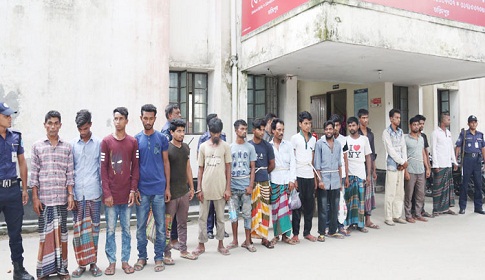 ফরিদপুরে মাদক বিরোধী অভিযানে গ্রেফতার ৭৬