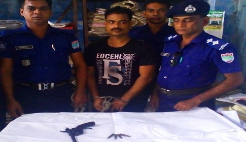 লোহাগড়ায় শীর্ষ সন্ত্রাসী আটক, অস্ত্র-গুলি উদ্ধার