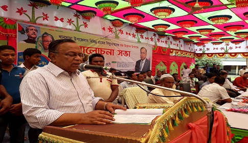 খালেদা এতিমের টাকা মেরে এখন জেলে আছেন : আবুল হাসান