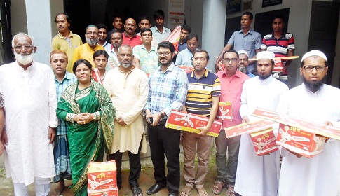 গৌরীপুরে বিভিন্ন শিক্ষা ও ধর্মীয় প্রতিষ্ঠানে সিলিং ফ্যান বিতরণ
