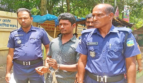শেরপুরে স্ত্রীর হাত কর্তন মামলায় স্বামী লিটন গ্রেফতার