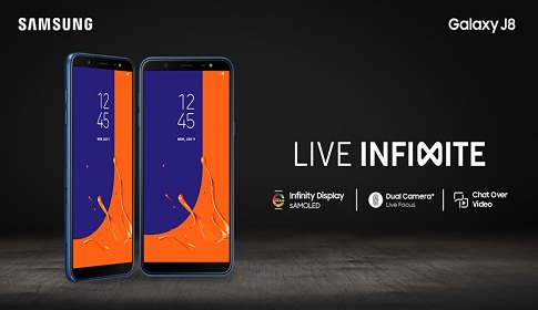 স্যামসাং বাজারে নিয়ে এলো স্মার্টফোন গ্যালাক্সি জে ৮