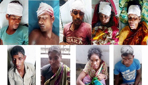 নিয়ামতপুরে জমি নিয়ে সংঘর্ষে উভয় পক্ষের ৫ মহিলাসহ ১২ জন আহত
