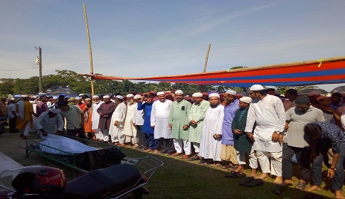 আ.লীগ নেতা আলমগীর হাসানের ভাইয়ের দাফন সম্পন্ন
