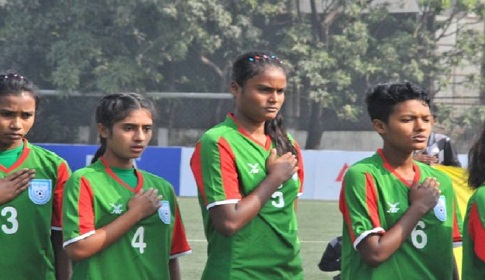 নয় ম্যাচে বাংলাদেশের মেয়েদের ৫৪ গোল