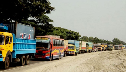 ঈদযাত্রা শুরুর আগেই ২৫ কিলোমিটার যানজট