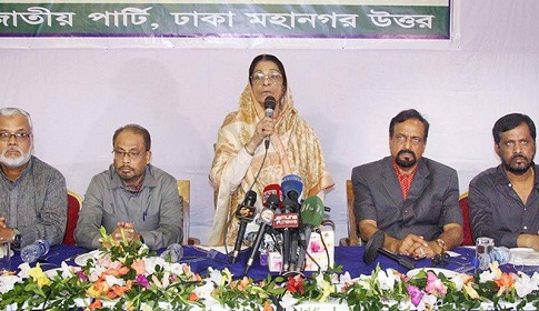 জনগণ এরশাদকে ক্ষমতায় দেখতে চায় : রওশন
