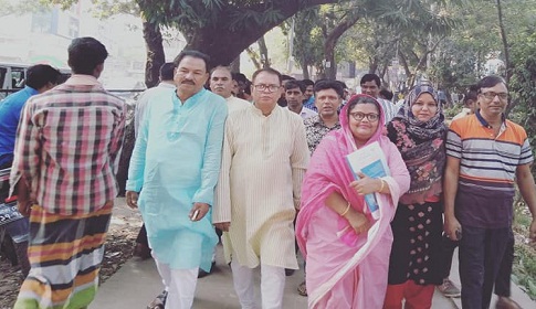 শরীয়তপুর-২ : আ.লীগের মনোনয়ন ফরম জমা দিয়েছেন জোবায়দা হক