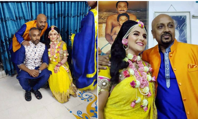 ছেলের বিয়েতে চিত্রনায়ক রুবেলের নাচ