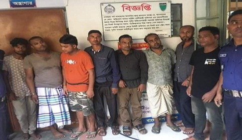 শ্রীমঙ্গলে চা কন্যা গেস্ট হাউজ থেকে পেশাদার জুয়ারি আটক