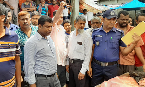 নড়াইলে মরা গরুর পচা মাংস বিক্রির অভিযোগে ১ জন আটক