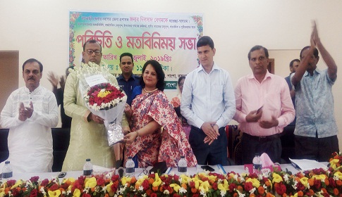পাংশায় নবাগত জেলা প্রশাসকের পরিচিত ও মতবিনিময় সভা
