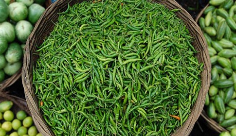 দাম বাড়লেও ঝাল কম মরিচের