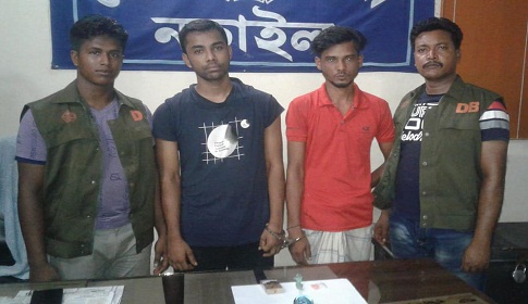 নড়াইলে শীর্ষ দুই মাদক কারবারি গ্রেফতার