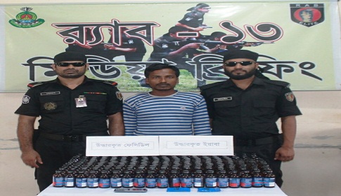 র্যাবের পৃথক অভিযানে বিপুল পরিমান মাদকদ্রব্যসহ আটক ৪