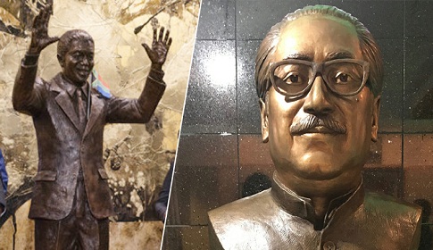 জাতিসংঘে ম্যান্ডেলার মতো বঙ্গবন্ধুর ভাস্কর্য চায় সরকার