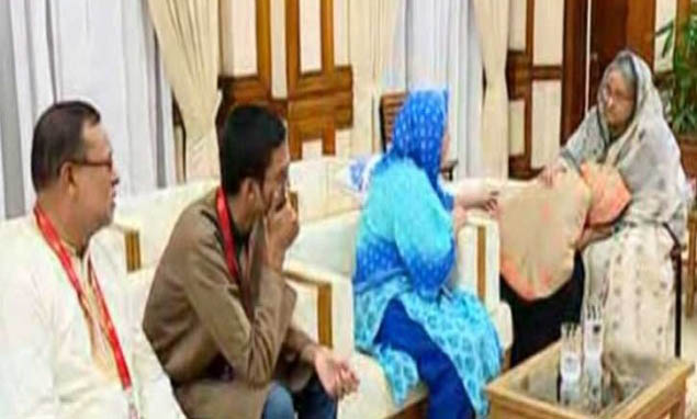 প্রধানমন্ত্রীর সঙ্গে দেখা করতে গণভবনে ফাহাদের মা-বাবা