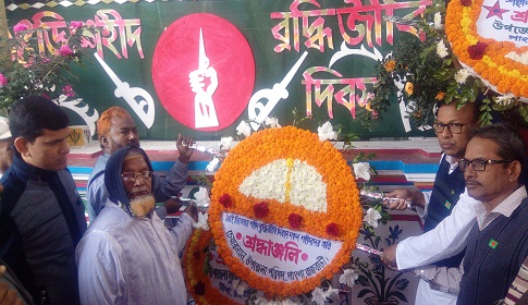 রাজবাড়ীর পাংশায় শহীদ বুদ্ধিজীবী দিবস পালিত