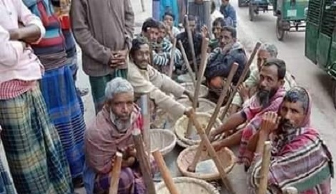 করোনা : কর্মহীন ত্রিশ হাজার শ্রমজীবি মানুষ, খাদ্য সহায়তা অপ্রতুল