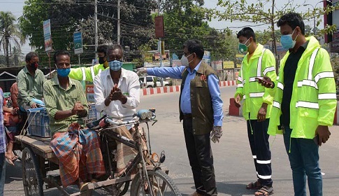 রংপুরে করোনা ভাইরাস প্রতিরোধে আইনশৃঙ্খলা বাহিনীর তৎপরতা বৃদ্ধি