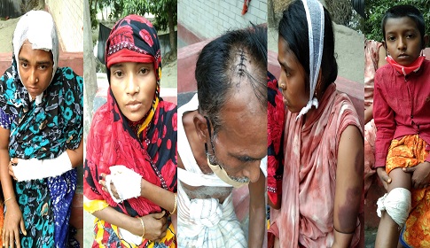 সুবর্ণচরে তুচ্ছ ঘটনাকে কেন্দ্র করে প্রতিপক্ষের হামলায় নারীসহ আহত ৫