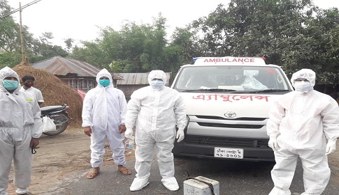 দিনাজপুরে করোনা উপসর্গ নিয়ে শিক্ষার্থীর মৃত্যু, নমুনা সংগ্রহ