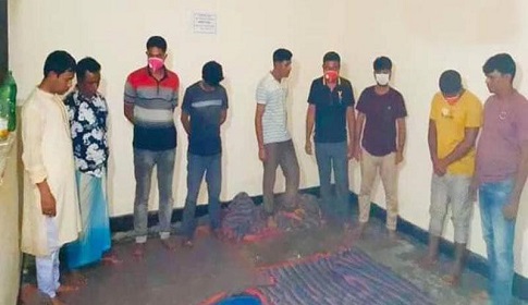 কেন্দুয়ায় দুই কাউন্সিলর ও মেম্বার সহ ৯ জুয়ারী গ্রেফতার