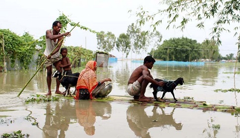 বন্যায় ক্ষতিগ্রস্ত সাড়ে ১৪ লাখ মানুষ