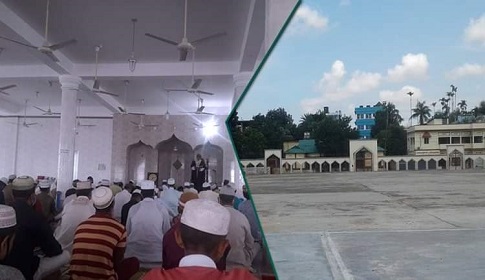 মৌলভীবাজারে ফাঁকা ঈদগাহ, মসজিদে মসজিদে মুসল্লিদের নামাজ আদায়