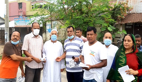 আ. লীগ নেতা নায়েব বিশ্বাসের নেতৃত্বে নৌকার গণসংযোগ