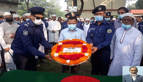 গৌরনদীতে বীর মুক্তিযোদ্ধা জাবেদ ছালামকে রাষ্ট্রীয় মর্যদায় দাফন