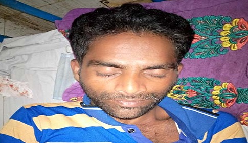 কালিগঞ্জে সুদখোরের হামলায় জখম দিনমজুর