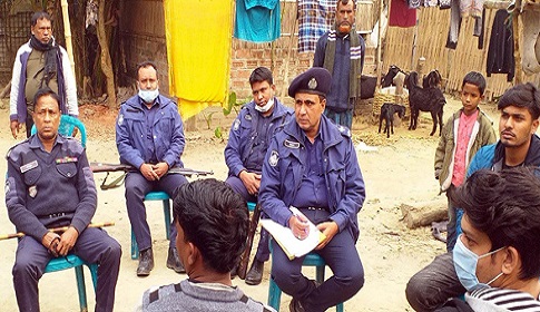 পাংশায় সিফাত হত্যাকান্ডের ঘটনাস্থল পরিদর্শনে তদন্ত কর্মকর্তা