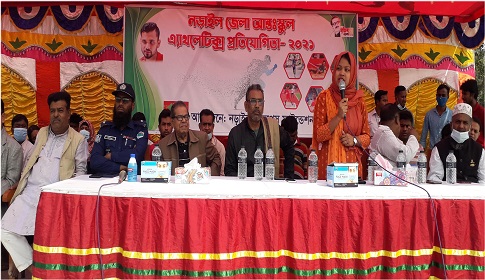 নড়াইল জেলা আন্তঃ স্কুল এ্যাথলেটিক্স প্রতিযোগিতার উদ্বোধন
