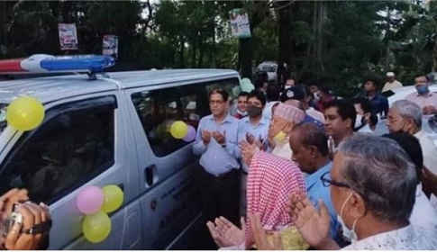 লক্ষ্মীপুরে স্বপ্নযাত্রা নামে অনলাইন এ্যাম্বুলেন্স সার্ভিস কার্যক্রমের উদ্বোধন