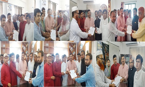 সালথায় মনোনয়নপত্র দাখিল সম্পন্ন